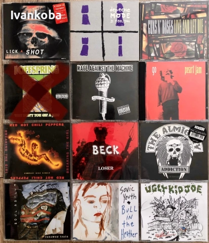Колекционерски дискове с гръндж и рок