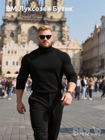 ✨ МЪЖКИ ЛУКСОЗЕН ПУЛОВЕР – СТИЛЪТ, КОЙТО ТЕ ОТЛИЧАВА ✨, снимка 4 - Пуловери - 52678611