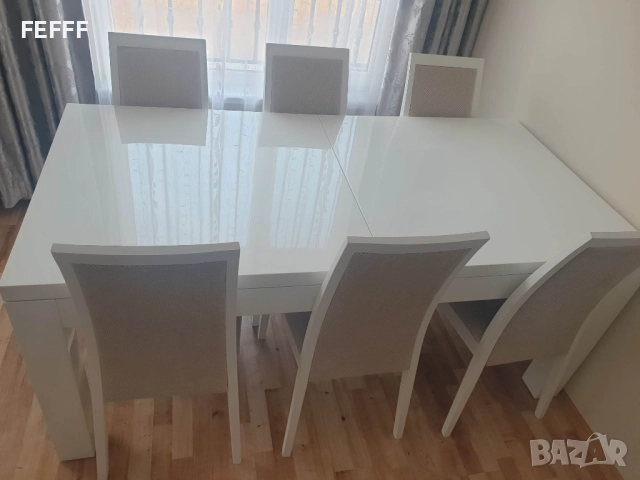 продавам маса и 6 стола