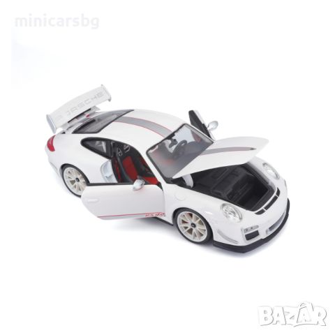 1:18 Метални колички: Porsche 911 GT3 RS 4 - Bburago Diamond, снимка 6 - Колекции - 45203399