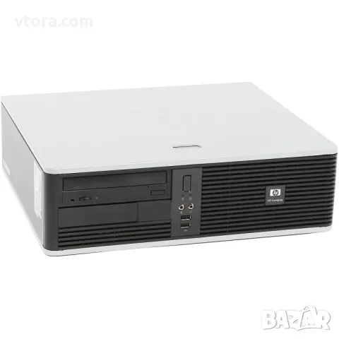 Компютър HP dc5800 Intel Core2Duo E7300 2.66 GHz 2GB DDR2 160GB SATA DVD-RW FDD SFF, снимка 1 - За дома - 48384609