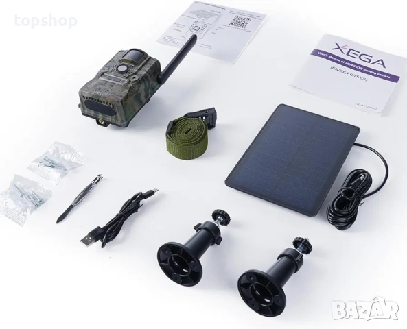 Нов соларен фотокапан Xega XG-11 4G  Продавам висок клас 4G LTE ловна камера, отключена ..., снимка 9 - Други - 53138564