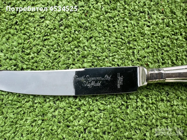 🍴 Посребрени Вилици и Ножове "Kings Pattern" (12 части), снимка 7 - Антикварни и старинни предмети - 54057472