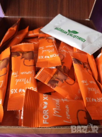 Билкова детоксираща напитка For X5 Lemon Tea 30 сашета, чай за отслабване, снимка 3 - Хранителни добавки - 54200652