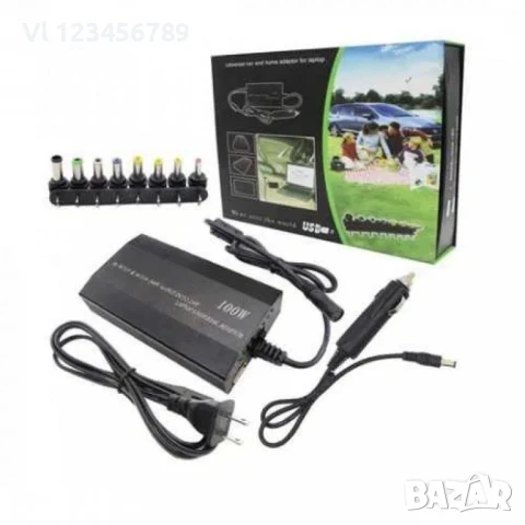 Зарядно за лаптоп комбинирано от 12/ 24 Волта -220 В -100 Вт/150Вт, снимка 3 - Друга електроника - 50719307