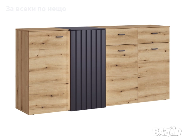 Скрин VERDANA SNNK01 крайбрежен дъб/тъмно сиво Код P1642