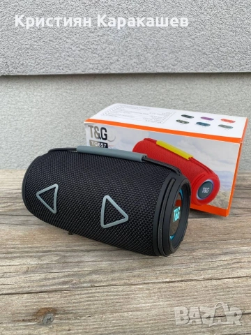 Портативна тонколона,T&G TG657,RGB светлини с Bluetooth, снимка 4 - Тонколони - 54276679