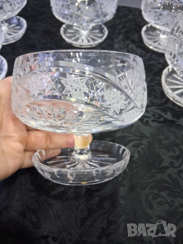 Кристални чаши за мелба/десерт 6бр