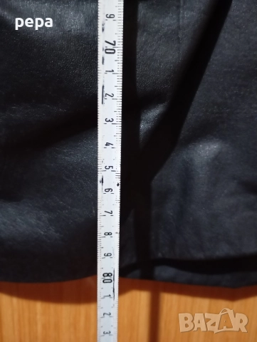 Черно яке, естествена кожа, снимка 4 - Якета - 52355305