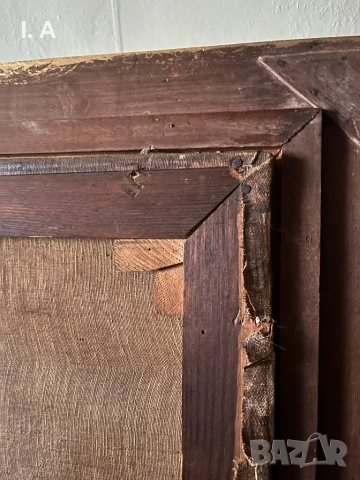 Маслена картина на F. Van Olleck, 20ти век, снимка 8 - Картини - 53945518