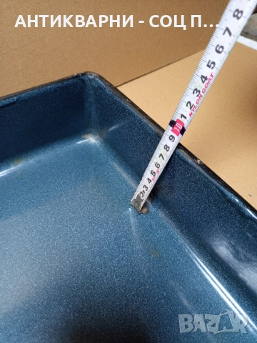 Стара Голяма Емайлирана Тава За Печене На Агне Месо 1961г., снимка 11 - Антикварни и старинни предмети - 52057494