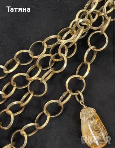 4-редно колие от позлатено  925 сребро ,66грамма, снимка 4 - Колиета, медальони, синджири - 53147377