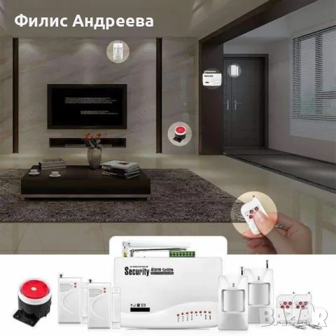 Безжична GSM охранителна алармена система Smart Home – защита за вашия дом и гараж, снимка 3 - Други стоки за дома - 47608735