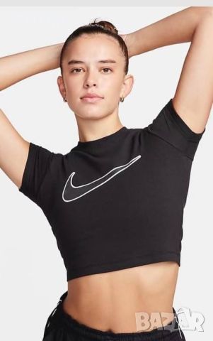 Nike Women's Cropped, Дамска тениска T-Shirt, снимка 6 - Тениски - 46155487