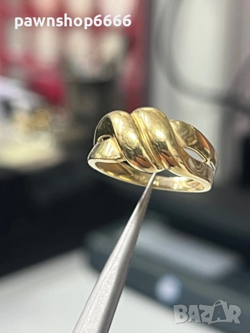 Златен пръстен 18 карата 3,32 грама , снимка 3 - Пръстени - 54162776