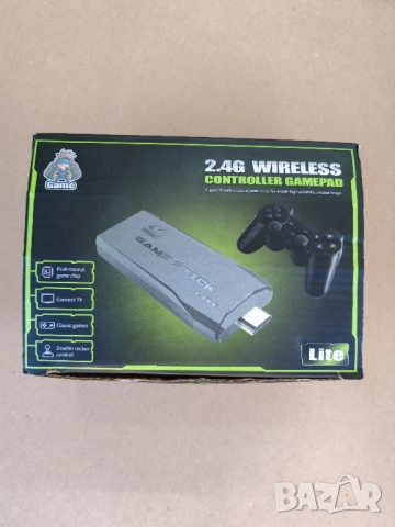 Безжична ретро конзола game stick,за игри. 