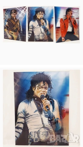 Рамкиран 3D плакат, картина на Майкъл Джексън. , снимка 10 - Картини - 53201268
