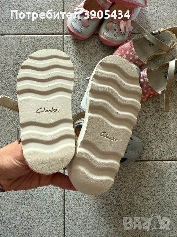 Бяло- Нови Сандалки 24-25 номер, снимка 4 - Детски сандали и чехли - 54036979