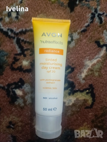 Avon nutra effects radiance тониращ овлажнител spf 20