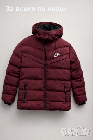Nike Детско Зимно Яке Цвят Бордо 7-8г 9-10г 11-12г 13-14г Код Детски Находки31, снимка 2 - Детски якета и елеци - 52634504