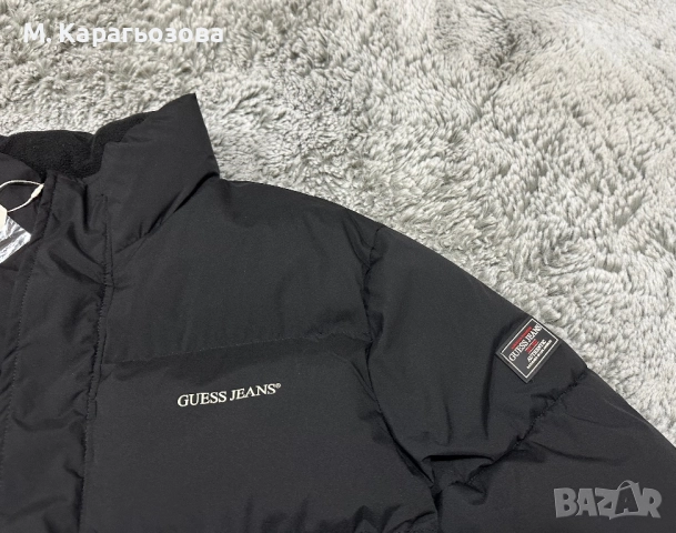 Чисто ново! Guess Jeans Regular Puffer Jacket, Размер L, снимка 5 - Якета - 52382648