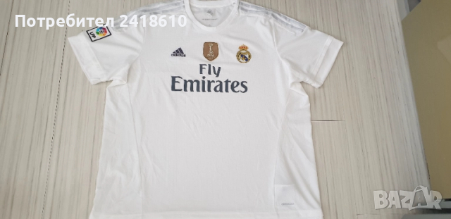 Adidas Real Madrid Clima Cool Mens Size 3XL НОВО! ОРИГИНАЛ! Мъжка Тениска!, снимка 8 - Тениски - 51762387