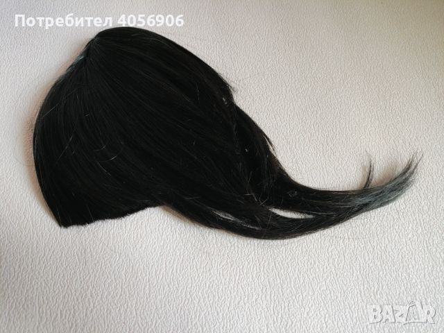 Черен бретон за коса на щипки, снимка 4 - Аксесоари за коса - 46393564