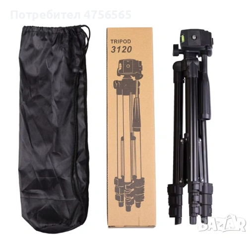 Трипод за телефон и камера 102 см с Bluetooth дистанционно, снимка 4 - Чанти, стативи, аксесоари - 53730320