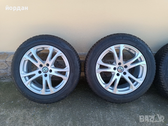 Зимни гуми с джанти 5*112 Фолксваген , снимка 2 - Гуми и джанти - 52735808