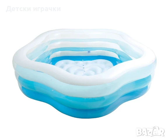Детски надуваем басейн INTEX Summer Colours, 185 х 180 х 53 см , снимка 4 - Басейни и аксесоари - 50814863