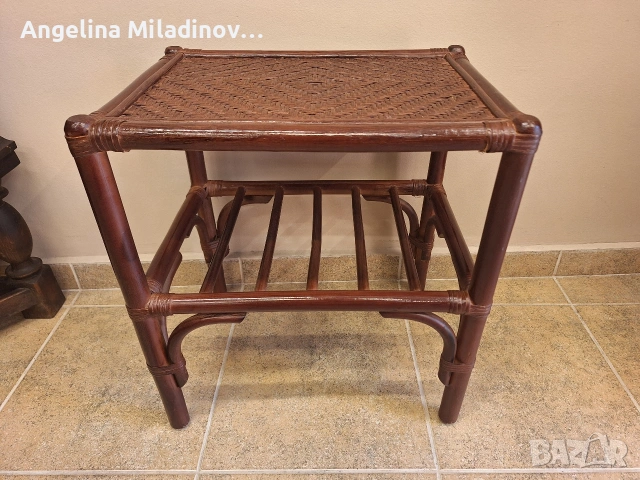 Етажерки и масичка от ратан, снимка 15 - Етажерки - 53825511