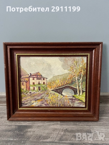 Картина с маслени бои, комплект от четири, снимка 8 - Картини - 51730448