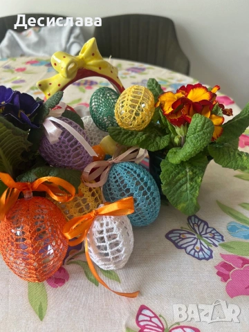 Великденска декорация, снимка 8 - Декорация за дома - 53755313