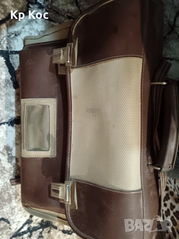 Стара ученическа чанта от естествена кожа, снимка 4 - Чанти - 53116061