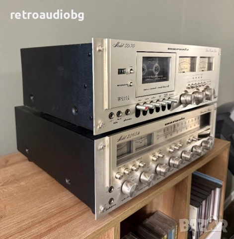 🔉ТОП Колекционерски ретро сет MARANTZ - ресивър Marantz 2265B + триглав дек Marantz 5030🔉, снимка 4 - Аудиосистеми - 52393549