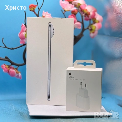 НОВ!!! Apple iPhone Air, 256GB, 5G, Sky Blue + подарък оригинален адаптер Apple  