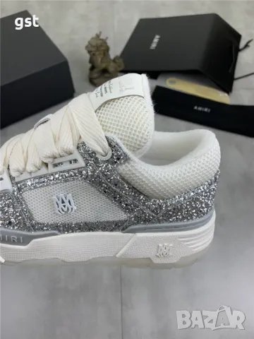 Редки Amiri White Diamond 💎 дизайнерски Маратонки Унисекс Мъжки дамски кецове , снимка 5 - Маратонки - 50074843