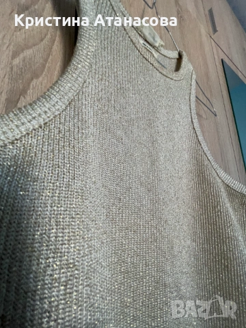 👚 Рипс потник с лъскави нишки, снимка 8 - Потници - 53056374