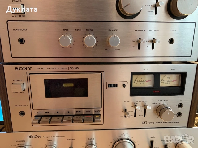 Продавам Комплект Sony , ST-2950F,TA1630 , TC-185 в уникално състояние , снимка 4 - Ресийвъри, усилватели, смесителни пултове - 53639891