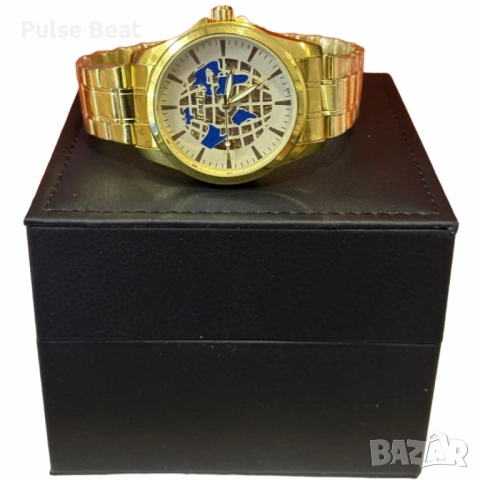 Луксозни златисти мъжки часовници с римски цифри, снимка 4 - Мъжки - 52055325