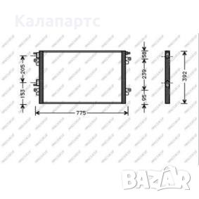 радиатор климатик 8200332852 Renault Laguna 2 - Renault  Vel Satis, снимка 3 - Части - 45322416