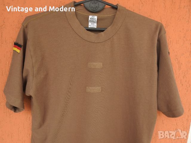 Бундесвер германска армия кафява тактическа тениска (М) , снимка 2 - Тениски - 45303957