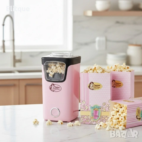 Машина за пуканки без мазнина Bestron Sweet Dreams – бързо приготвяне у дома, снимка 8 - Други инструменти - 53243837