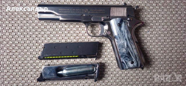 Colt 1911 A1 CO2 Хромиран и изцяло метален