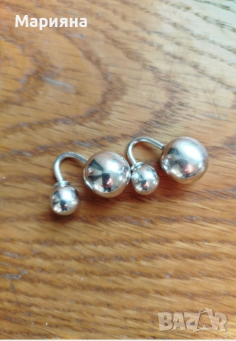 Сребърни обеци 