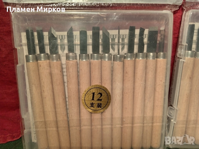 Два комплекта длета за дърворезба, снимка 3 - Други инструменти - 52425687