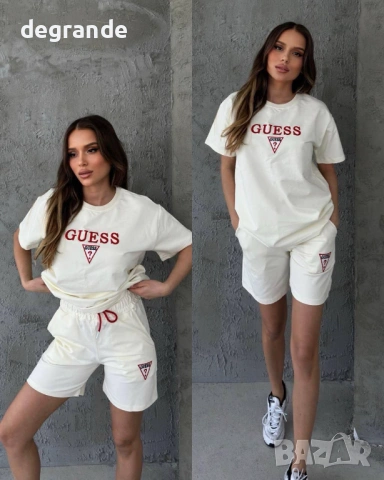 🎀Guess Дамски Спортен Комплект Лого Бродерия, снимка 2 - Спортни екипи - 54169821