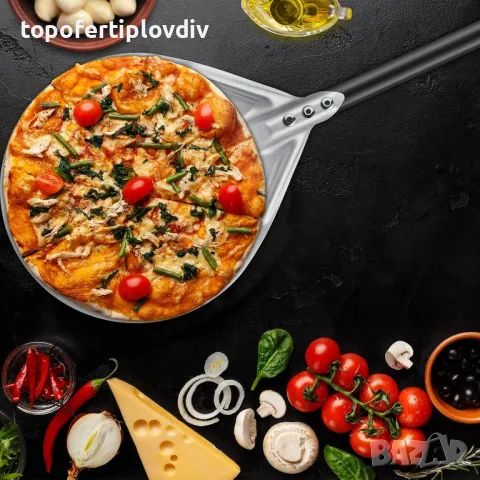 Шпатула за пица CRROEL Pizza Peel 7 Inch , снимка 2 - Печки, фурни - 49633063