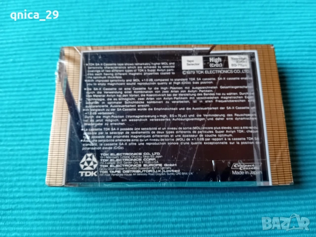 TDK SA-X 60, снимка 2 - Декове - 53391219