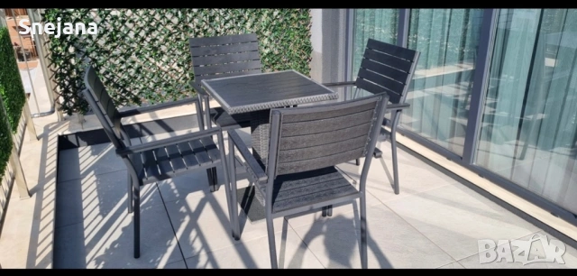 Маса и 4 бр. Столове за 150€. от 450€ два комплекта, снимка 7 - Градински мебели, декорация  - 51780278